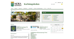 Desktop Screenshot of karlsangskolan.nora.se