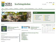 Tablet Screenshot of karlsangskolan.nora.se